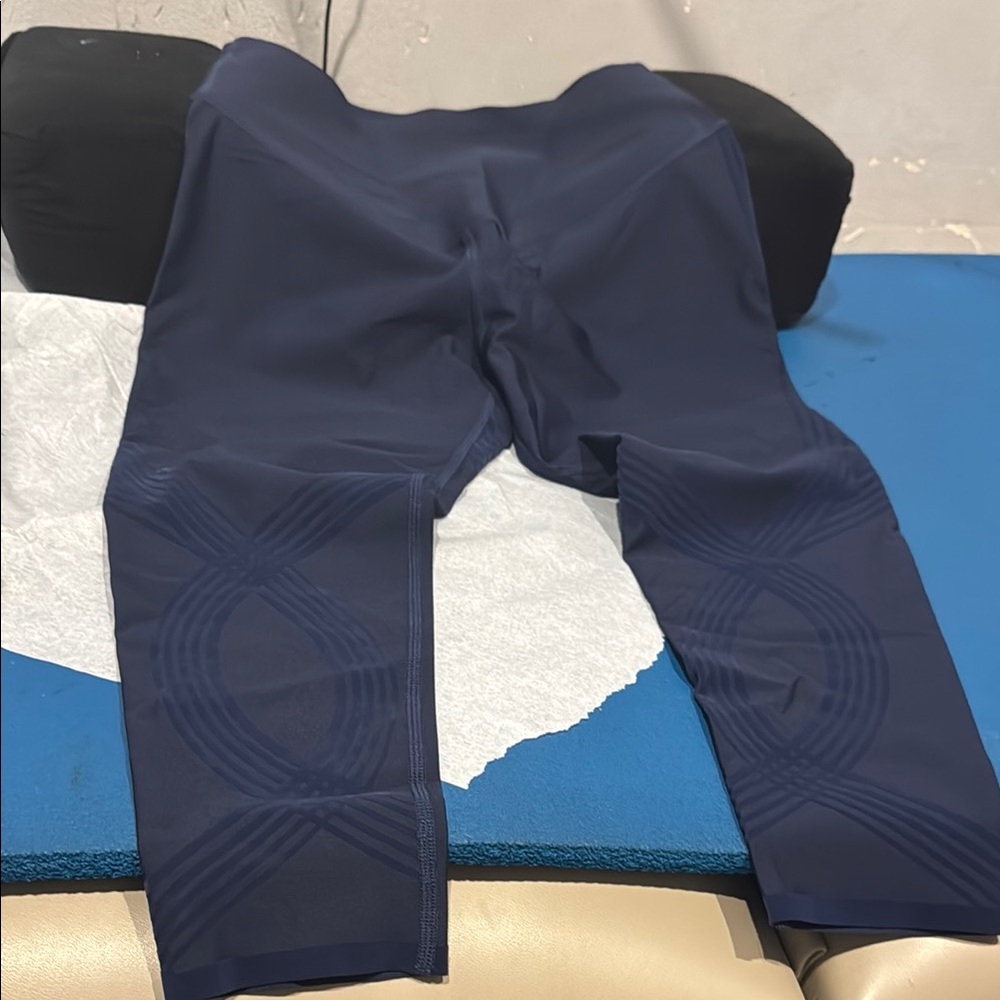 Navy Blue Athletic Leggings